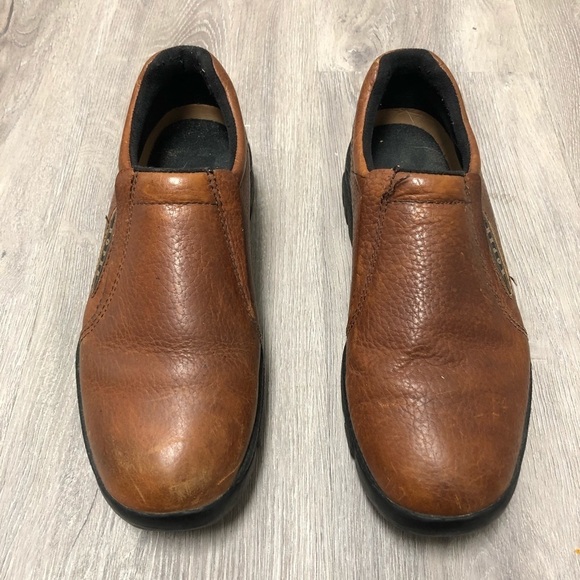 Roper Men’s Size 8.5 Leather Slip On Shoes Brown - Picture 3 of 7